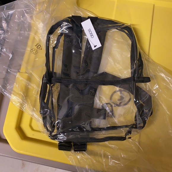 ASOS clear backpack - Picture 4 of 6